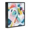 Stupell Industries Whimsical Shapes Abstraction Framed Giclee Wall Art Design by June Erica Vess
